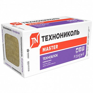Минплита ТЕХНОБЛОК Стандарт ТехноНИКОЛЬ П-50 (1200*600* 50мм) V=0,288куб.м., S=5,76 кв.м. /8шт.